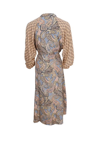 LUNA raglan dress BC - paradise sky mix 