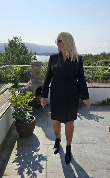 CHARLIZE SHORT SMOKINGDRESS  - NEW EDITION - black 