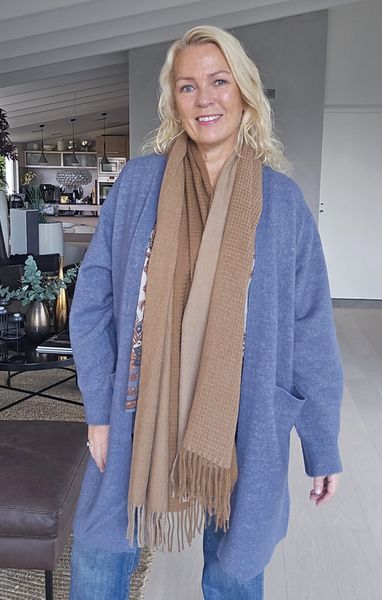 Rosalie Scarf - camel - 1 stk