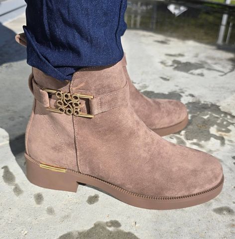 Hovedbilde ZARA BUCKLE BOOTS (AM7572) - Beige/kakhi