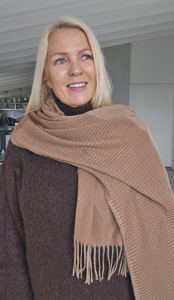 Rosalie Scarf - camel - 1 stk