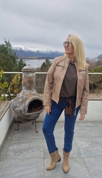 UNISA Gwen BS Barley cowboyboots - beige - kun 36, 38