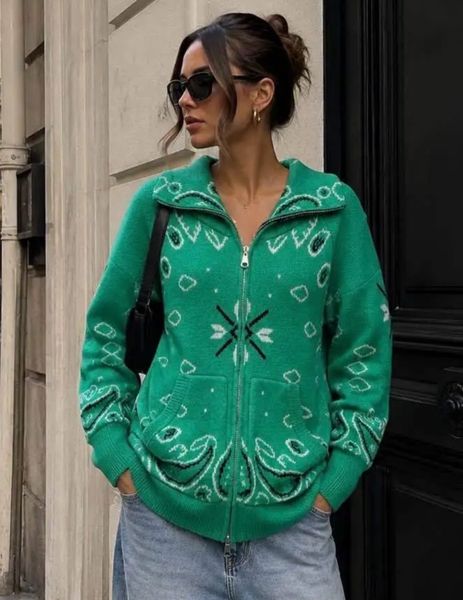 TINDRA CARDIGAN ( lu2530-2006 ) - green - levering ca. 16 okt