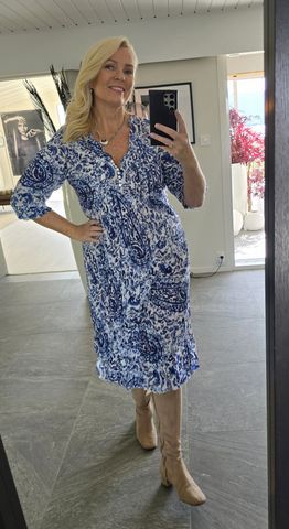 Hovedbilde ONE SEASON - LONG POPPY - Hydra Navy- kun s og m