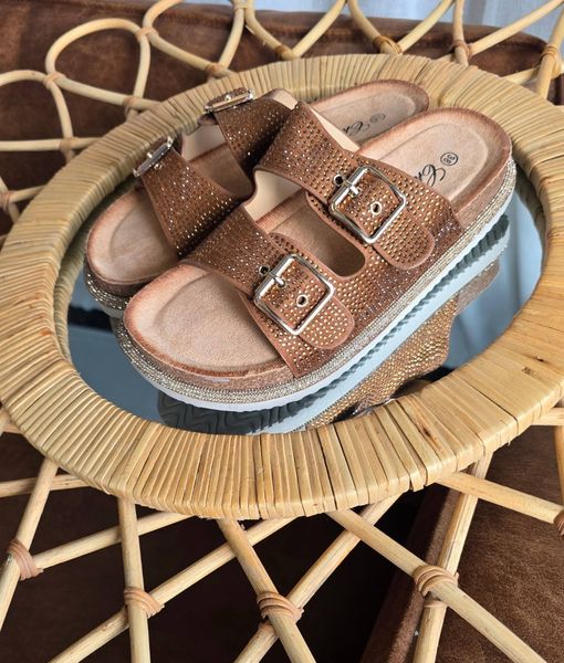 ELVAYA SANDAL - ( H9-01 ) - camel 