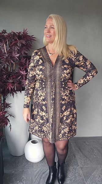 Lauren Short Dress ( 100 cm ) - black/gold - ca.1 oktober levering