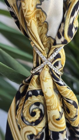 Hovedbilde BANDANAS RING FOR SJAL / SKJERF ( 19017 )  - GULL ...