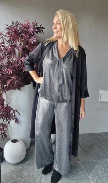 OUI - JANET TOP (90206) - Grey Silver- kun 36,38,40