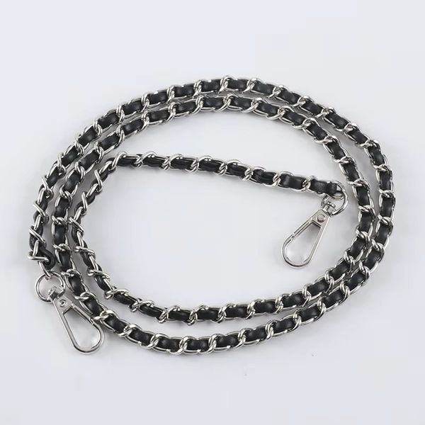 KJEDE til mobil, veske , som belte - SORT- S&Oslash;LV