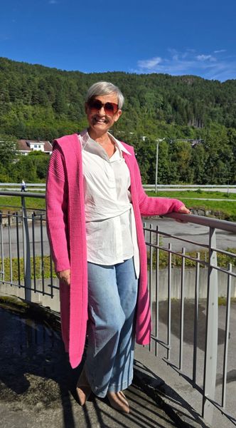LUZABELLE LONG CARDIGAN ( 2256 ) - pink -