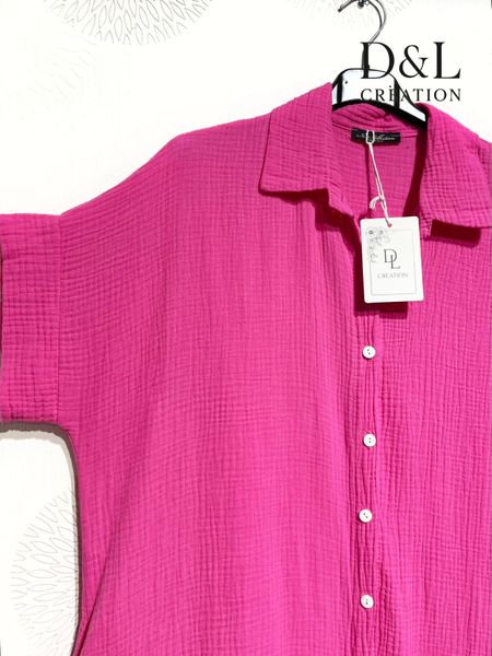 Malika Dress ( hf25180 ) - fuchsia