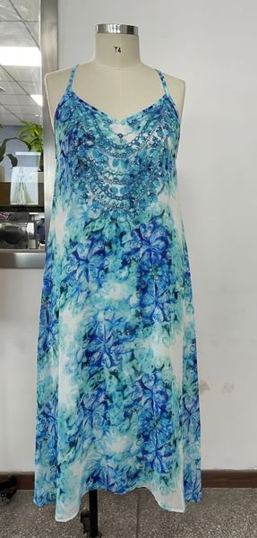TAURO SHORT DRESS – aqua - CA. 10 JUNI LEVERING