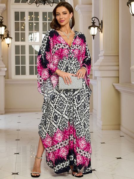 AND&Uacute;JAR KAFTAN – FUCHSIA MIX