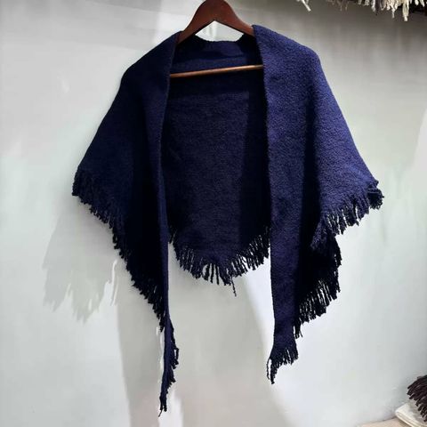 Hovedbilde Mirelle Fringe Scarf (F51-C) - Navy