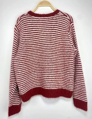 Hovedbilde Elodie Striped Cardigan (1195-2099) - Bordeaux - ...