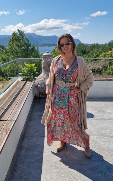 FENDI DRESS - VALERY VAIN - Tulum-  kun xs, s 