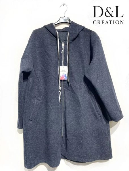 OLINE HOODED JACKET (ns9833) - navy blue