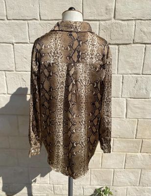 Hovedbilde SAVA SNAKE SHIRT (711) - Taupe - ca 25. august ...