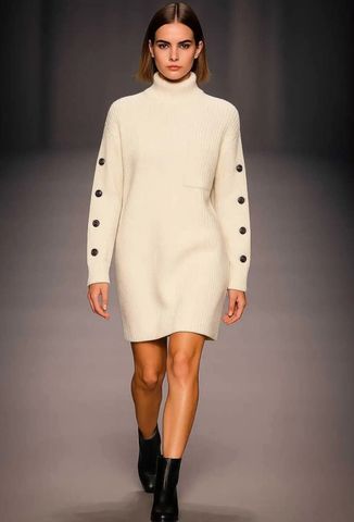 Hovedbilde DAKOTA KNIT DRESS - Off White - (2330-3422) - ...