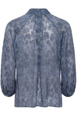 Hovedbilde Addison Blouse - In Wear - Dotted Surface Blue