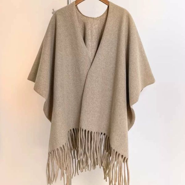 Talisa Fringe Scarf (P08) - Beige
