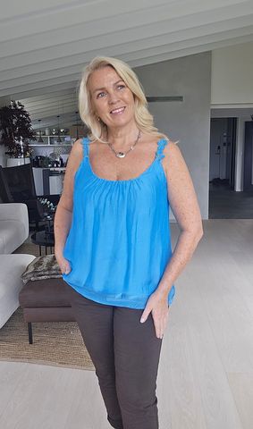 Hovedbilde Top silkemix Mdc ( 61321 ) - TURKIS 