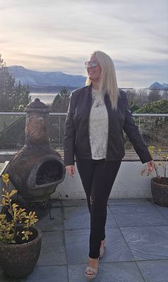 Hovedbilde Allegra Faux Leather Jacket - dark brown - slutt ...