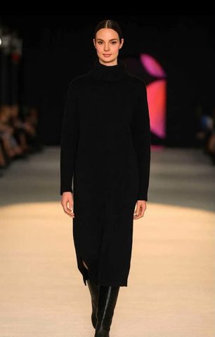 Hovedbilde MIRA KNIT DRESS - Black - (6001-2012) - LEVERING ...