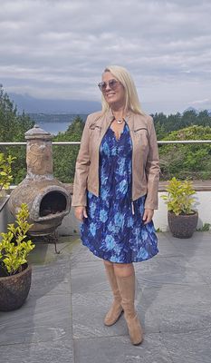 Hovedbilde ONE SEASON - MIDDY POPPY - Cyprus Navy  