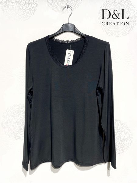 VIVIENNE LACE TOP - ( bsq6256 ) - black