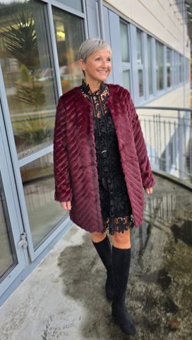 Hovedbilde SERENA FUR JACKET ( f5512) - bordeaux