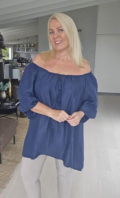 Hovedbilde MATERA BLOUSE ( ezm25302 )  – NAVY BLUE
