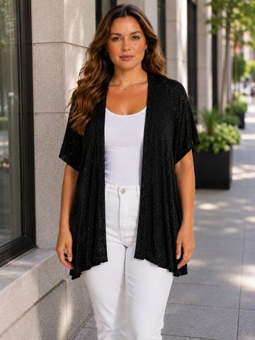 Hovedbilde SOLENA LUREX CARDIGAN ( dp13034 ) - black