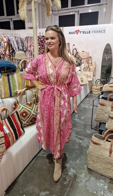 Hovedbilde JASMINE DRESS (05SW458 ) - rose- kun s 