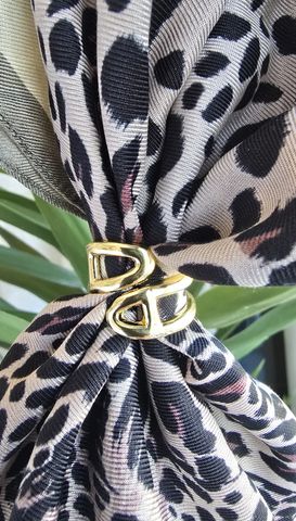 Hovedbilde BANDANAS RING FOR SJAL / SKJERF ( 19004 )  - GULL