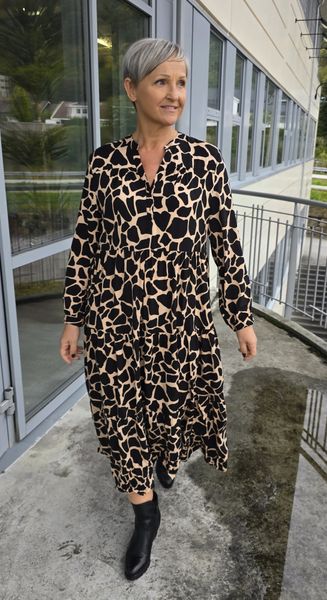 LEXA ANIMAL PRINT DRESS ( 281-3 )