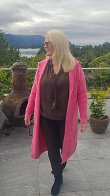 Hovedbilde LUZABELLE LONG CARDIGAN ( 2256 ) - pink -