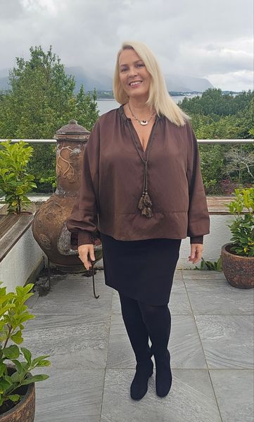 INCANTO BLOUSE - copper brown - ca.15 sept levering