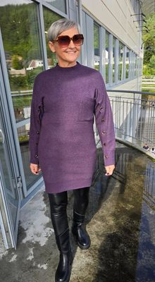 Hovedbilde DAKOTA KNIT DRESS - Purple - (2330-3422)
