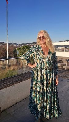 Hovedbilde Alexandra Flow Dress - Nomad Green