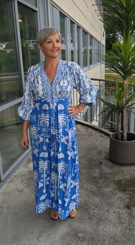 Hovedbilde GABRIELLA DRESS –  capri blue - levering ...