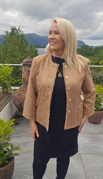CHLO&Eacute; JACKET - camel / gold -  levering ca. 15 sept