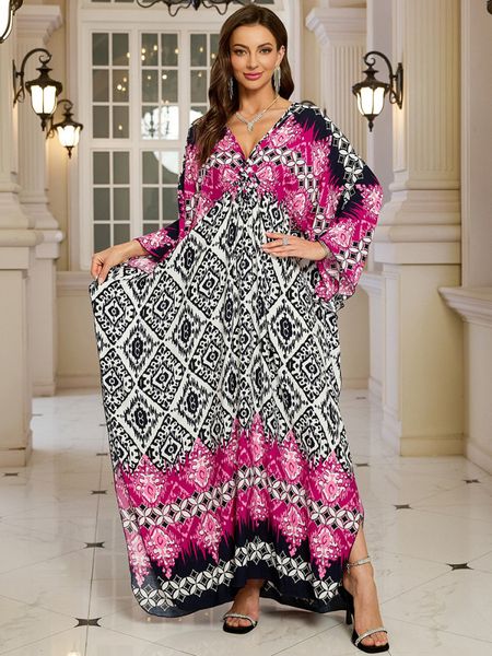 AND&Uacute;JAR KAFTAN – FUCHSIA MIX