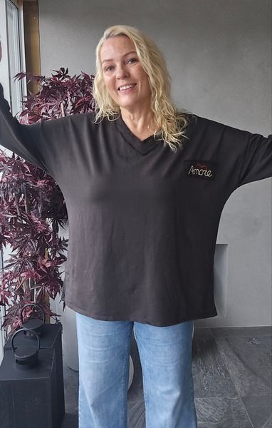 AMORE LOUNGE TOP - coral -