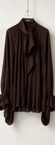 Florine Blouse (6810) Choco - ca 25. august levering