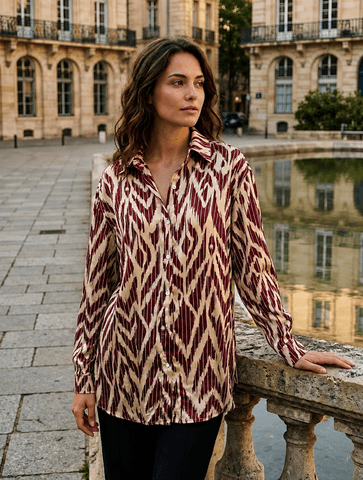 Hovedbilde ZELIA BLOUSE (880-1) - Bordeaux - ca 25. august ...