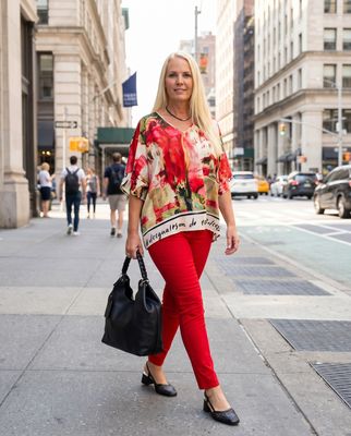 Hovedbilde FIORA BLOUSE &nbsp;(sh26511 )&nbsp;- red