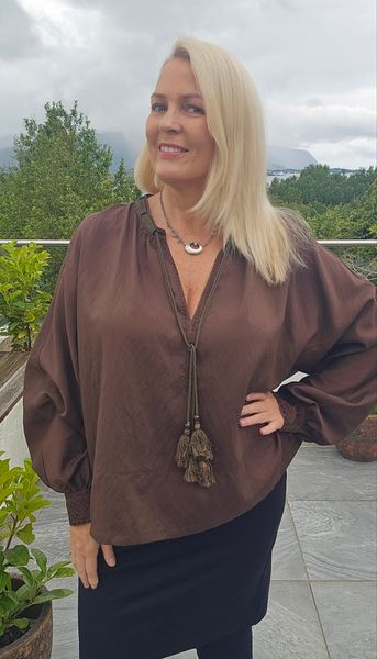 INCANTO BLOUSE - copper brown - ca.15 sept levering