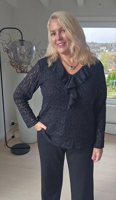 Hovedbilde ENYA LACE BLOUSE ( bsq6519 ) - black 