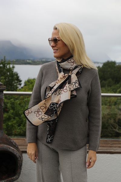 OUI - HEDDA JUMPER ( 89190 ) - smoky taupe